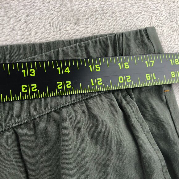 Banana Republic Mens Cargo Jogger Pants Large Green Pull On Drawstring Casual - Picture 4 of 16